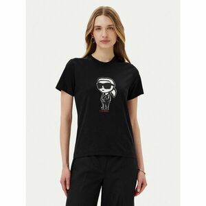 KARL LAGERFELD Póló A1W17126 Fekete Regular Fit kép