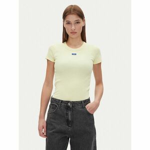 HUGO Póló Easy Tee_B 50523924 Sárga Slim Fit kép
