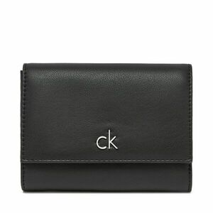 Kis női pénztárca Calvin Klein Ck Re-Lock Medium Trifold LV04F1035G Fekete kép
