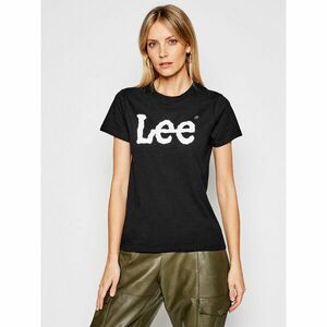 Lee Póló Logo Tee L42UER01 112109467 Fekete Regular Fit kép