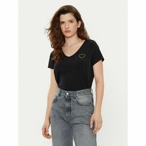 Pieces Póló New Billy 17102921 Fekete Regular Fit kép