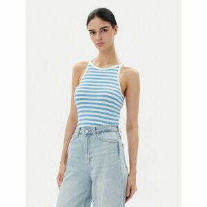 Pieces Felső Jane 17155477 Kék Slim Fit kép