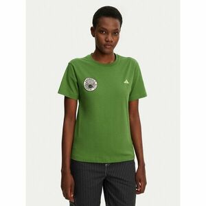 adidas Póló FARM Graphic JD6292 Zöld Regular Fit kép