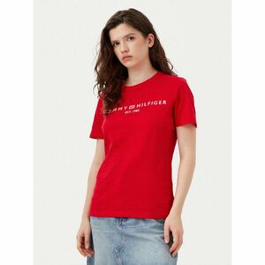 Tommy Hilfiger Póló WW0WW40276 Piros Regular Fit kép