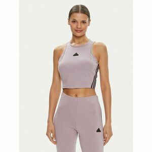 adidas Felső Future Icons 3-Stripes IS3636 Lila Slim Fit kép