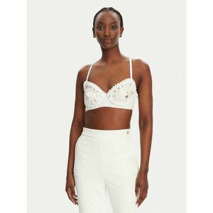 Elisabetta Franchi Bralette melltartó RG00252E2 360 Fehér Slim Fit kép