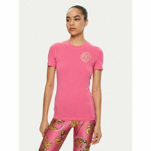 Versace Jeans Couture Póló 78HAHT00 Rózsaszín Regular Fit kép
