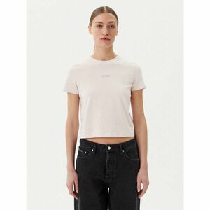 Calvin Klein Jeans Póló Placed Institutional J20J225524 Rózsaszín Slim Fit kép