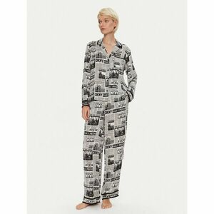 DKNY Pizsama YI90033 Fekete Relaxed Fit kép