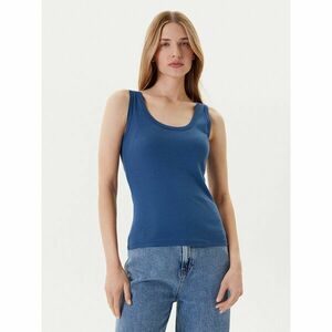 United Colors Of Benetton Felső 3GA2DH010 Sötétkék Slim Fit kép