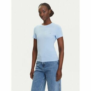Tommy Jeans Póló Linear DW0DW21164 Kék Slim Fit kép
