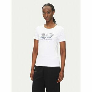 EA7 Emporio Armani Póló 7W000183 AF10373 U0002 Fehér Regular Fit kép