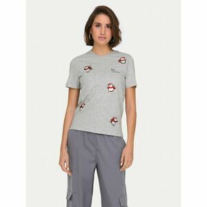 ONLY Póló Kita 15331069 Szürke Regular Fit kép