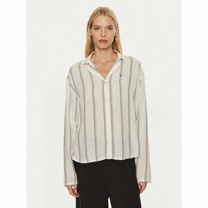 Tommy Hilfiger Pizsama felső UW0UW05614 Ekru Relaxed Fit kép