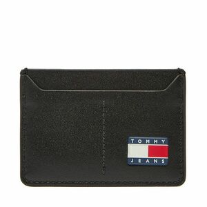 Bankkártya tartó Tommy Jeans Tjm Heritage Leather Cc Holder AM0AM13410 Fekete kép