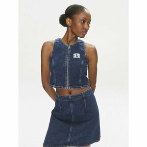 Calvin Klein Jeans Felső J20J222799 Kék Slim Fit kép