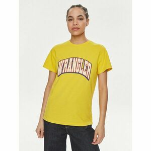Wrangler Póló Varsity 112350189 Sárga Regular Fit kép