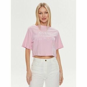 Guess Póló Dakota V4GI13 JA914 Rózsaszín Boxy Fit kép