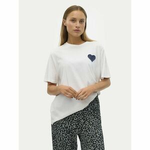 Vero Moda Póló Halle 10321318 Fehér Loose Fit kép