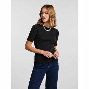Pieces Póló 17133700 Fekete Slim Fit kép