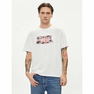 Pepe Jeans Póló Clag PM509384 Fehér Regular Fit kép