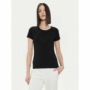 4F Póló 4FWSS24TTSHF1163 Fekete Slim Fit kép