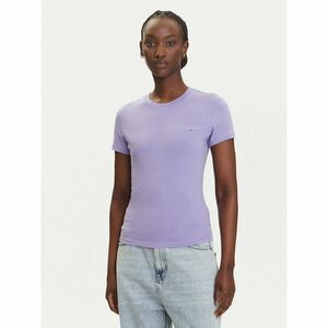 Tommy Jeans Póló Linear DW0DW21164 Lila Slim Fit kép