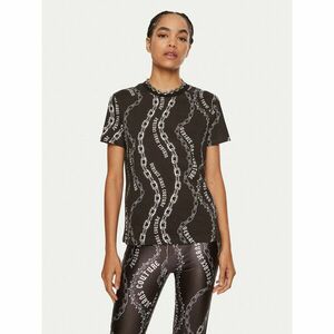 Versace Jeans Couture Póló 77HAH613 JS365 Fekete Regular Fit kép