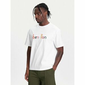 United Colors Of Benetton Póló 3MI6U109O Fehér Oversize kép