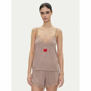 HUGO Pizsama felső Red Label Lace_Cami 50531653 Barna Regular Fit kép