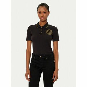 Versace Jeans Couture Pólóing 78HAGT00 Fekete Regular Fit kép