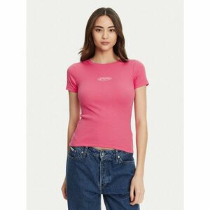 Guess Jeans Póló W5YP37 KA0H1 Rózsaszín Slim Fit kép