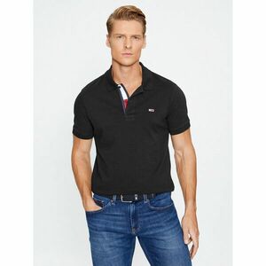 Tommy Jeans Pólóing DM0DM15370 Fekete Slim Fit kép