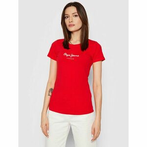 Pepe Jeans Póló New Virginia PL505202 Piros Slim Fit kép