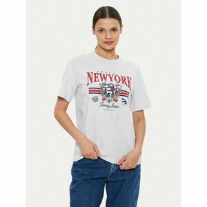 Tommy Jeans Póló Vintage DW0DW18410 Szürke Relaxed Fit kép