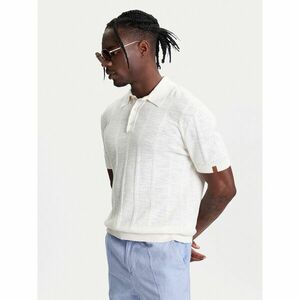 United Colors Of Benetton Pólóing 115GK301G Bézs Regular Fit kép