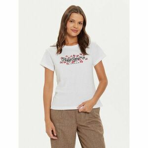 Pepe Jeans Póló Ginny PL505945 Fehér Regular Fit kép