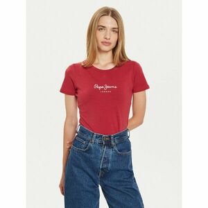 Pepe Jeans Póló New Virginia PL505202 Piros Slim Fit kép