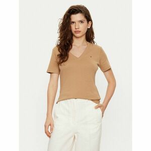 Tommy Hilfiger Póló WW0WW40584 Bézs Slim Fit kép