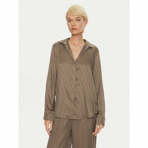 Calvin Klein Pizsama felső Buttondown 000QS7302E Barna Regular Fit kép