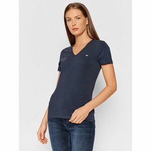 Tommy Jeans Póló Tjw Skinny Stretch DW0DW09197 Sötétkék Slim Fit kép