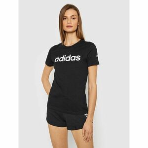 adidas Póló Loungewear Essentials Logo GL0769 Fekete Slim Fit kép