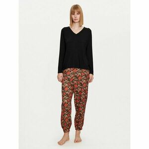 Selmark Pizsama Flores P6973 Fekete Regular Fit kép