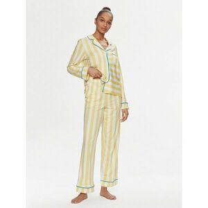 DKNY Pizsama YI80003 Sárga Regular Fit kép