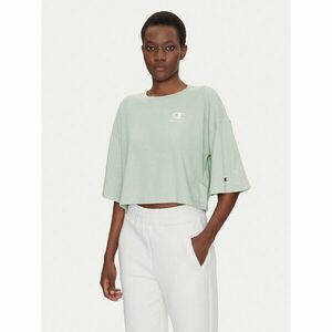 Champion Póló Icons Washed Look 118023 Zöld Loose Fit kép