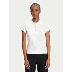 Tommy Hilfiger Pólóing Gold Button WW0WW45768 Ekru Slim Fit kép