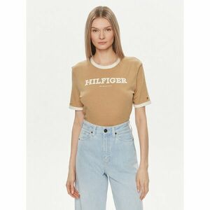 Tommy Hilfiger Póló Monotype WW0WW41208 Bézs Regular Fit kép