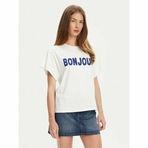 United Colors Of Benetton Póló 3LNSD109Z Fehér Relaxed Fit kép