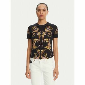 Versace Jeans Couture Póló 78HAH6P8 Fekete Slim Fit kép