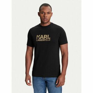 KARL LAGERFELD Póló 755087 553235 Fekete Regular Fit kép